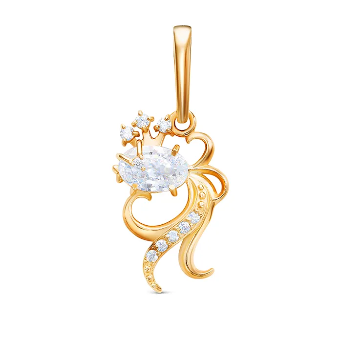 Подвеска фантазийная,  Серебро 925, Z3-11158з