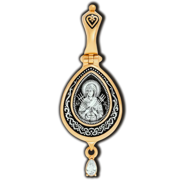 Иконка нательная,  Серебро 925, 08668