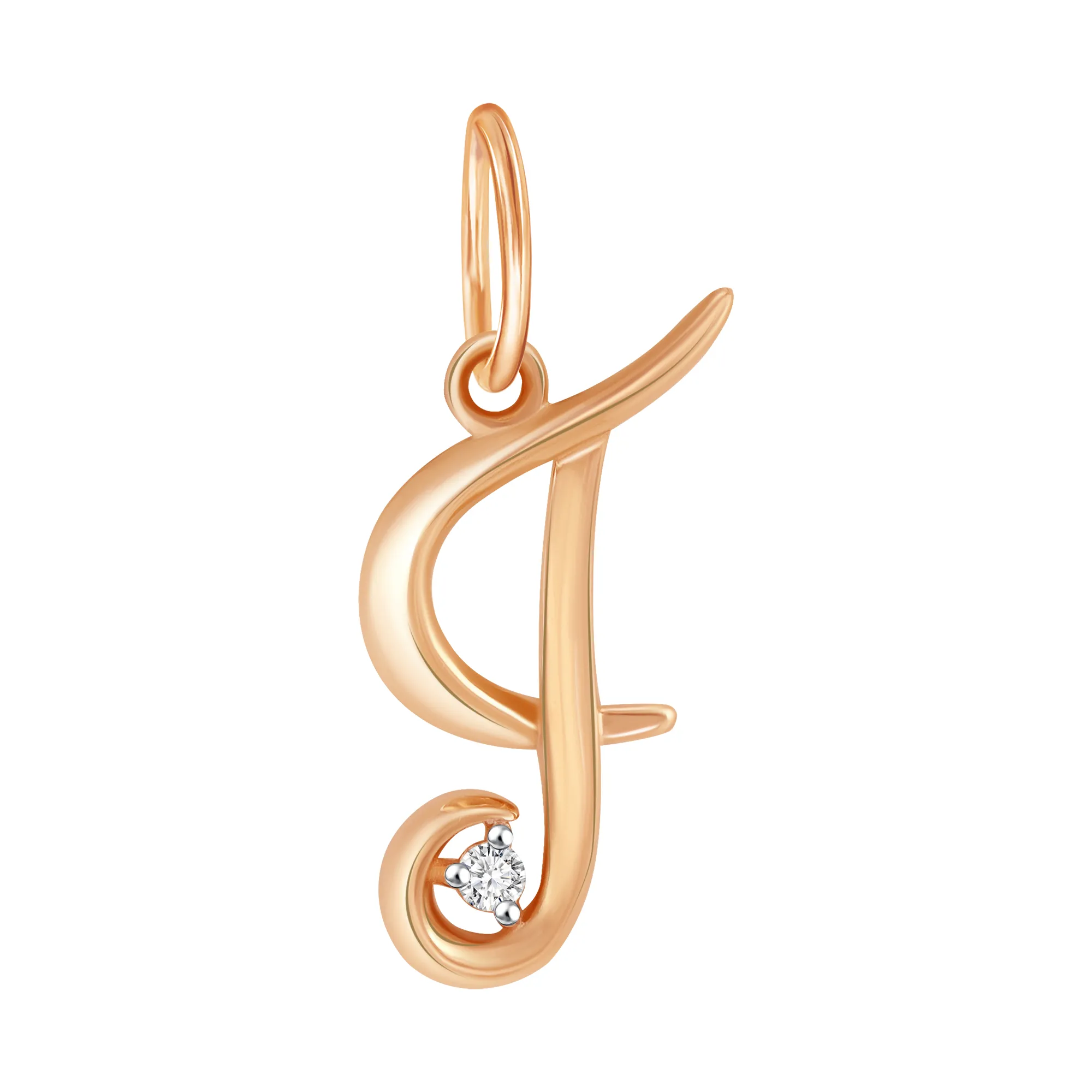 Подвеска буква Г,  Золото 585, 04-63-0273-00