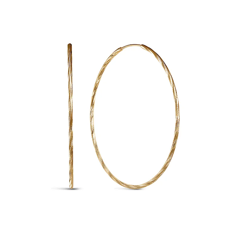 Конго/серьги-кольца,  Золото 585 , 520120/35