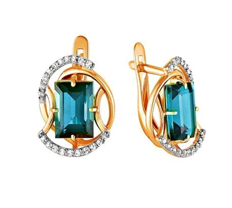 Серьги, Золото 585, 2103708 1 2 1