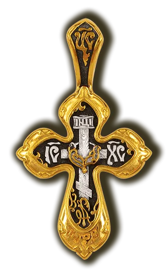 Подвеска крест, Серебро 925, 08168