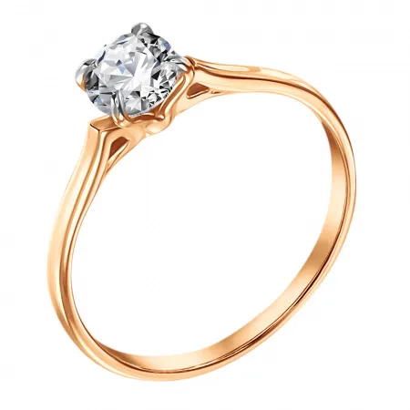 Кольцо Золото 585, К.192333НГ/17,5/бцФ/з585