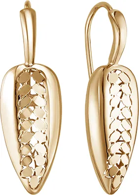 Серьги, Золото 585, АСд990-3894