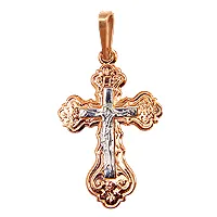 Подвеска крест, Золото 585, 10240