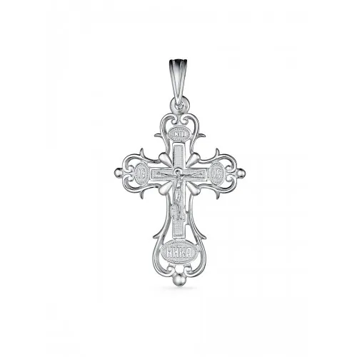 Подвеска крест, Серебро 925, ПД-1-323р