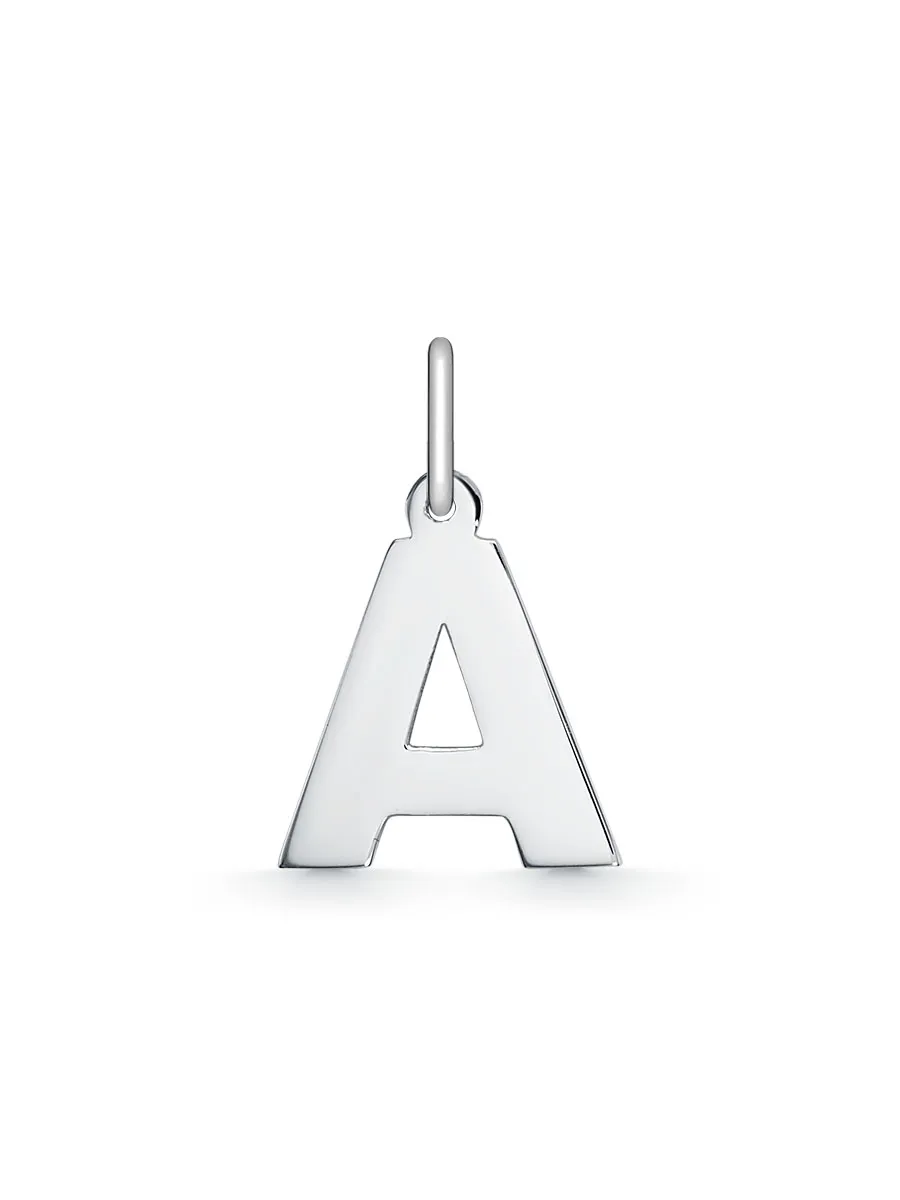 Подвеска буква А,  Серебро 925, 1-00094