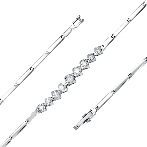 Браслет фантазийный Золото 585 
 Бр210-041-19