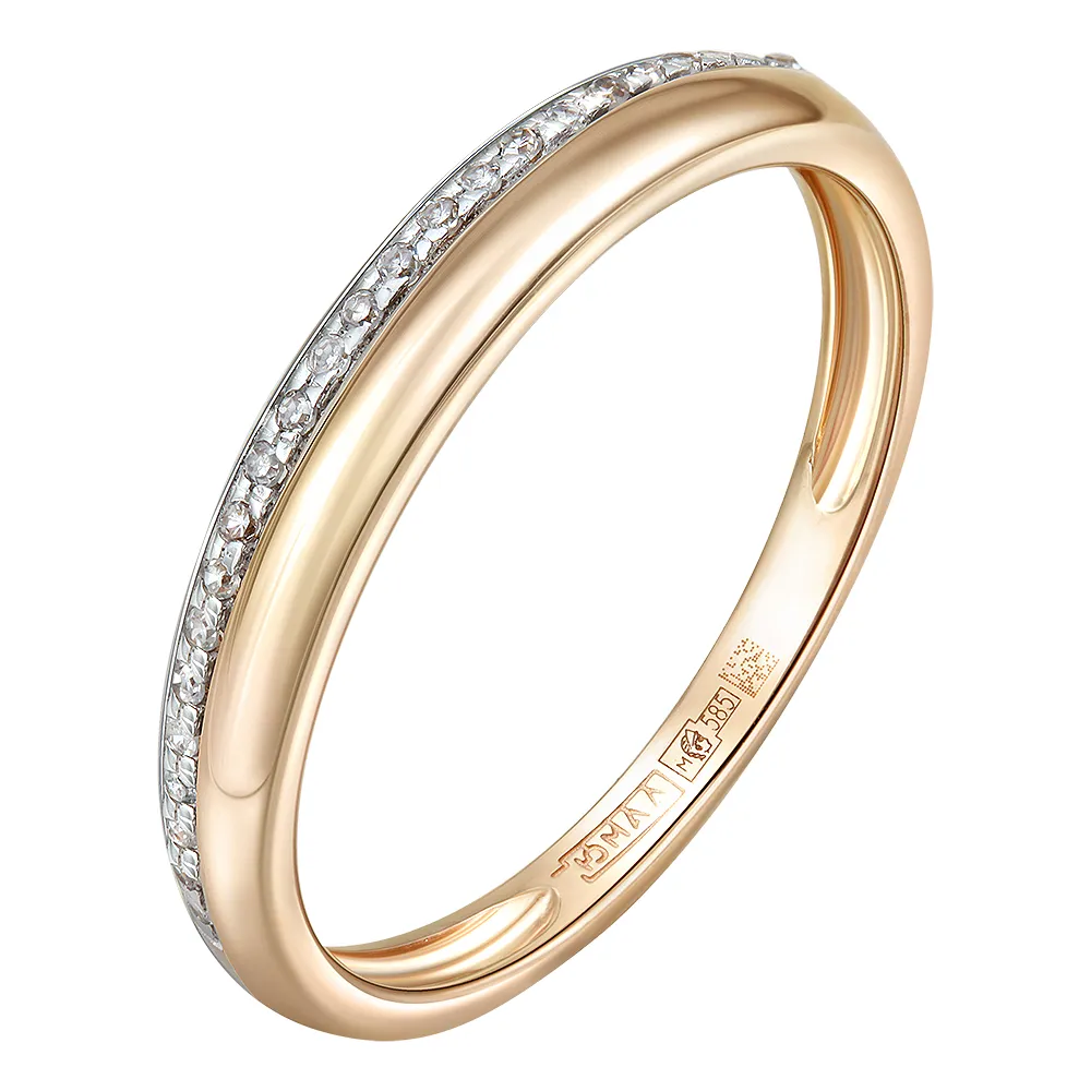 Кольцо Золото 585, 84-41R01191-S0DD