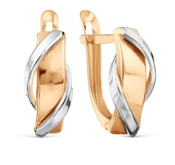 Серьги, Золото 585, Т13002Б153