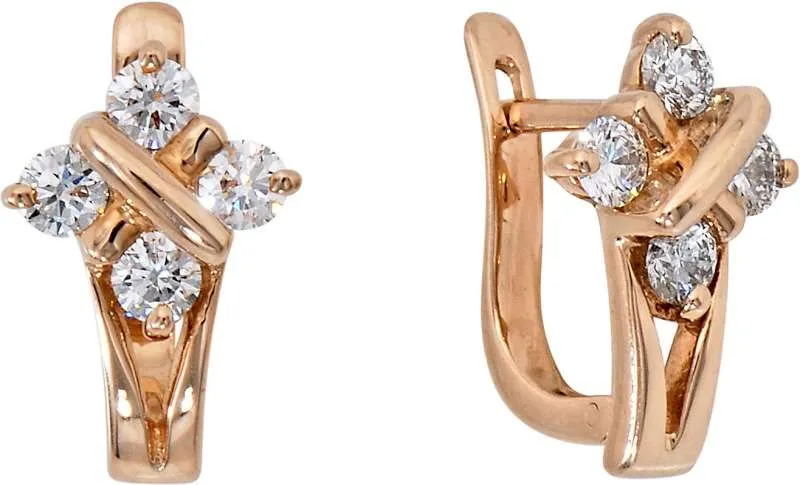 Серьги, Золото 585, 111911ю