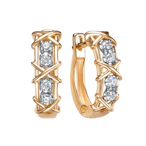 Серьги, Золото 585, С112-6871