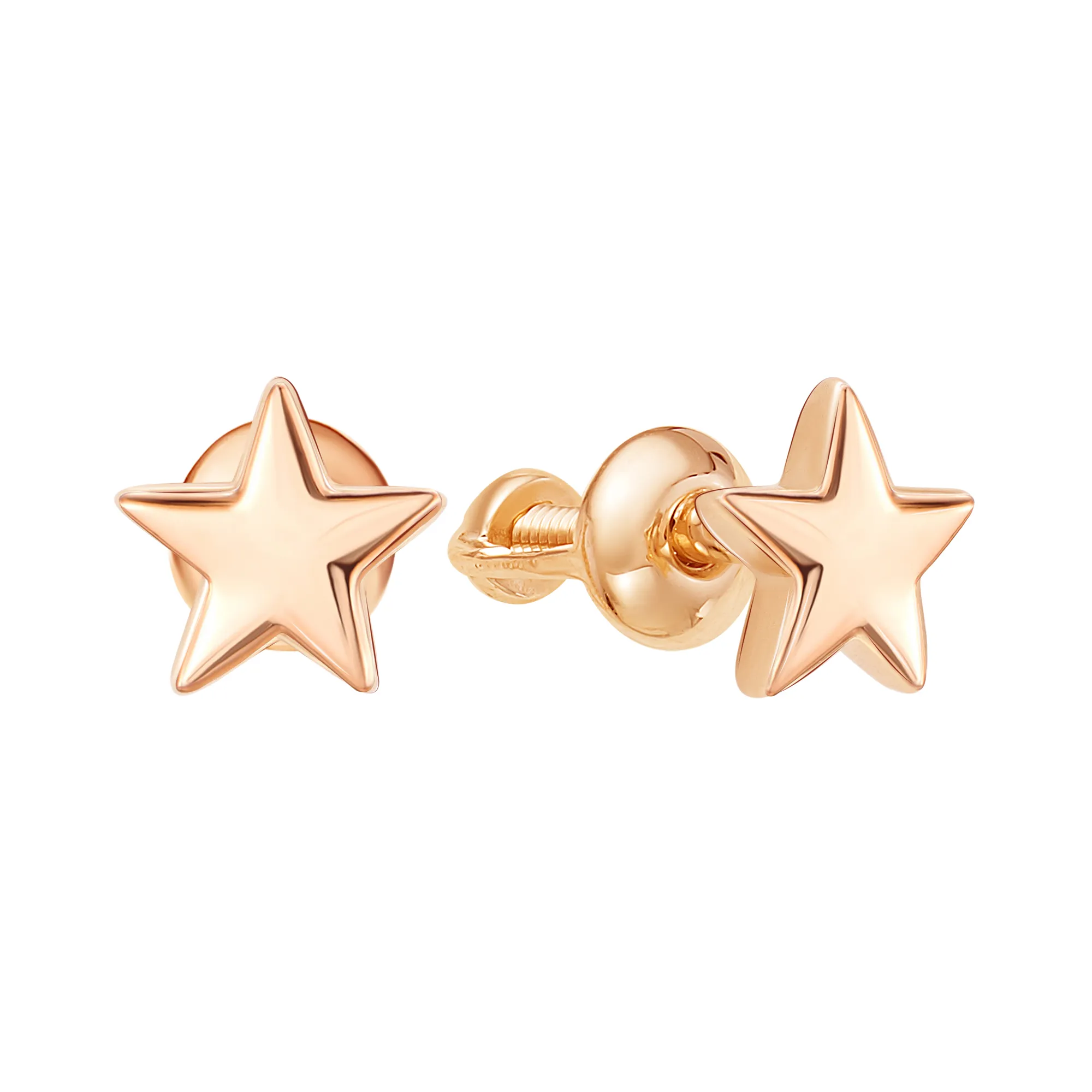 Серьги пусеты-гвоздики, Золото 585, 00-62-0097-00