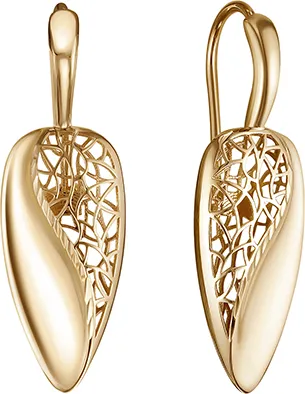 Серьги, Золото 585, АСд967-3856