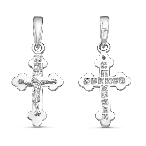 Подвеска крест, Золото 585, 10-12-0069