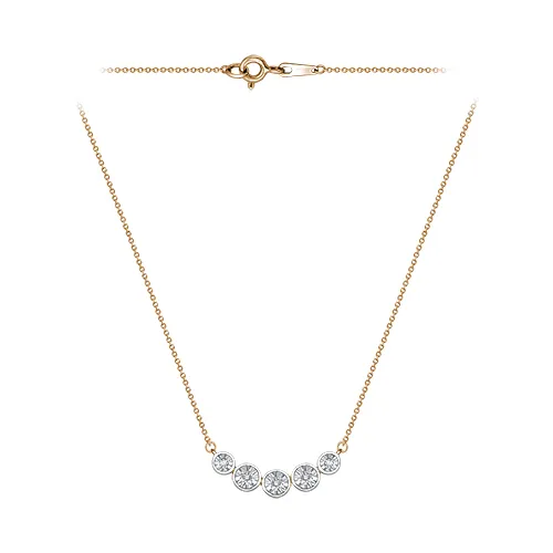 Колье,  Золото 585, Кл113-7049