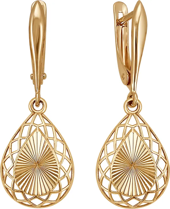 Серьги, Золото 585, АСд701-2866