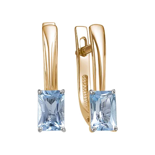 Серьги, Золото 585, С122-6069Т