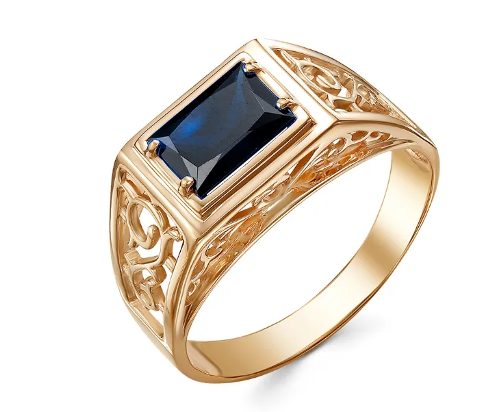 Кольцо мужское (печатка). Золото 585, 1450007 1 18 10