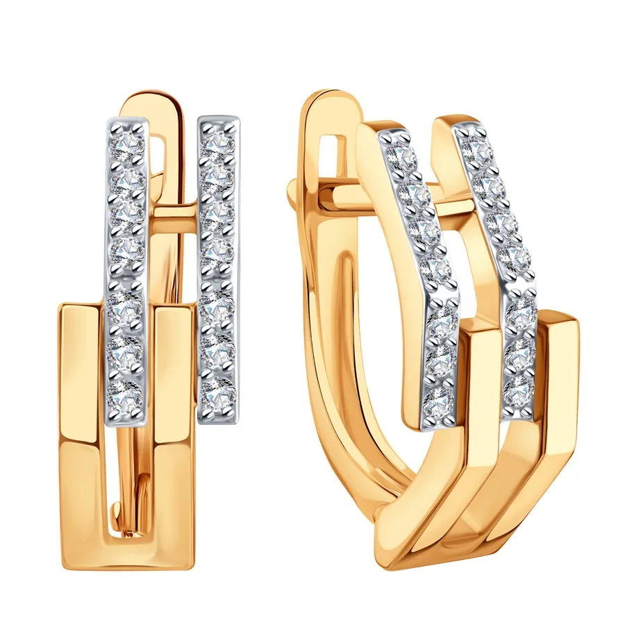 Серьги, Золото 585, Т14702Г716