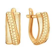 Серьги, Золото 585, Т10002Г390