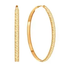 Конго/серьги-кольца,  Золото 585 , Т10062В696