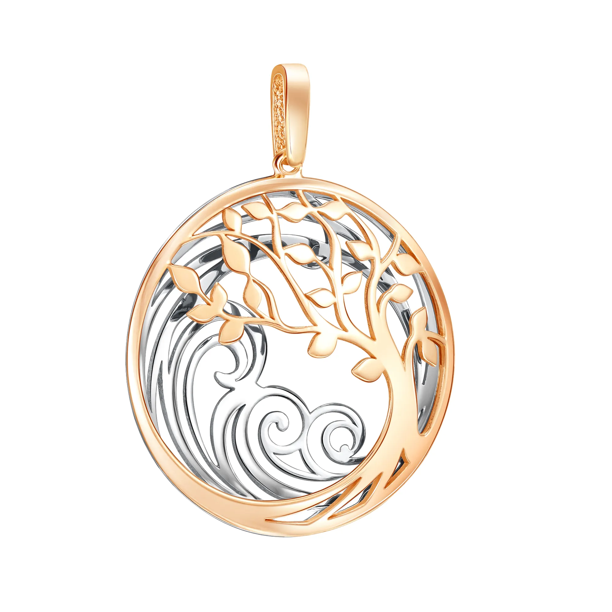 Подвеска фантазийная,  Золото 585, 00-63-0188-00