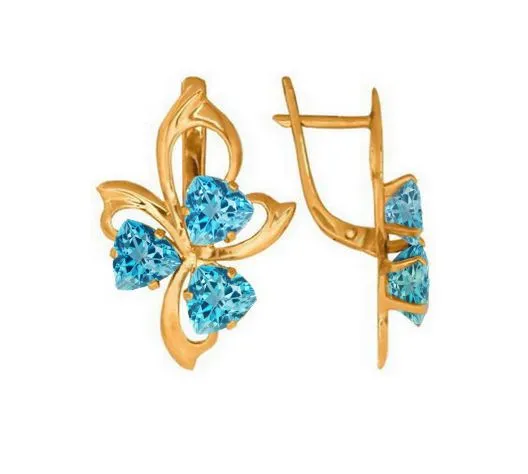 Серьги, Золото 585, 204008 1 6 10