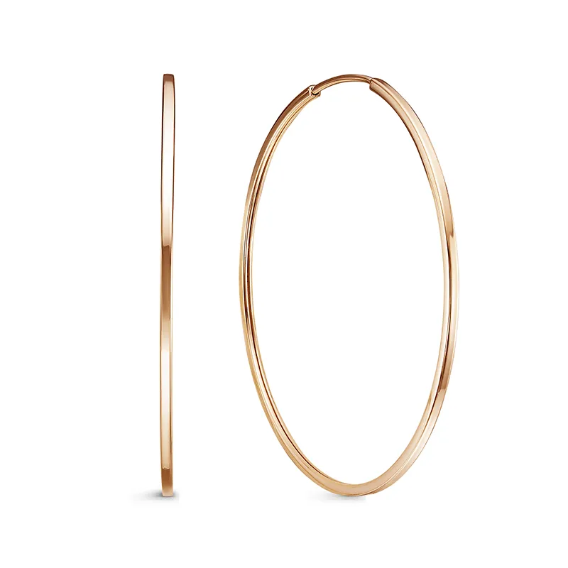 Конго/серьги-кольца,  Золото 585 , 5204136/40