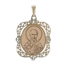 Иконка нательная,  Золото 585, 103152