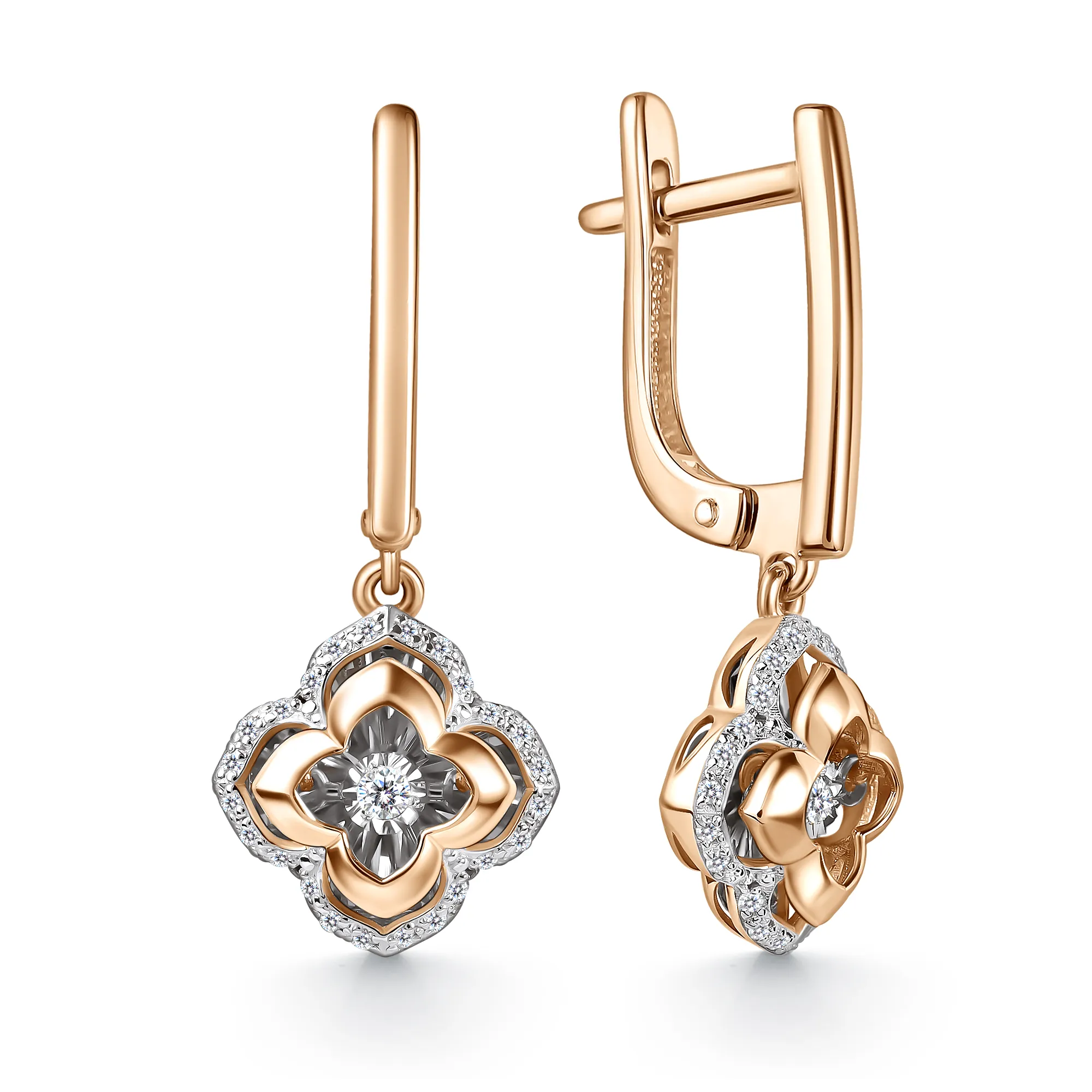 Серьги, Золото 585, 02-11-51205-31-00-1