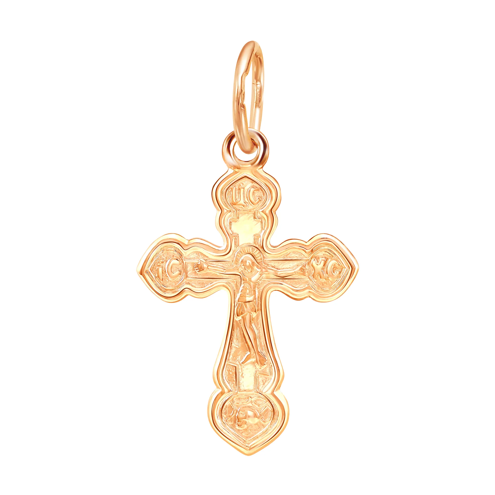 Подвеска крест, Золото 585, 20-0106