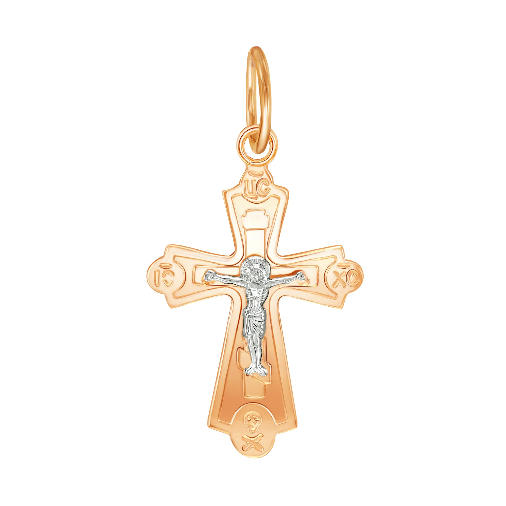 Подвеска крест, Золото 585, 20-0197