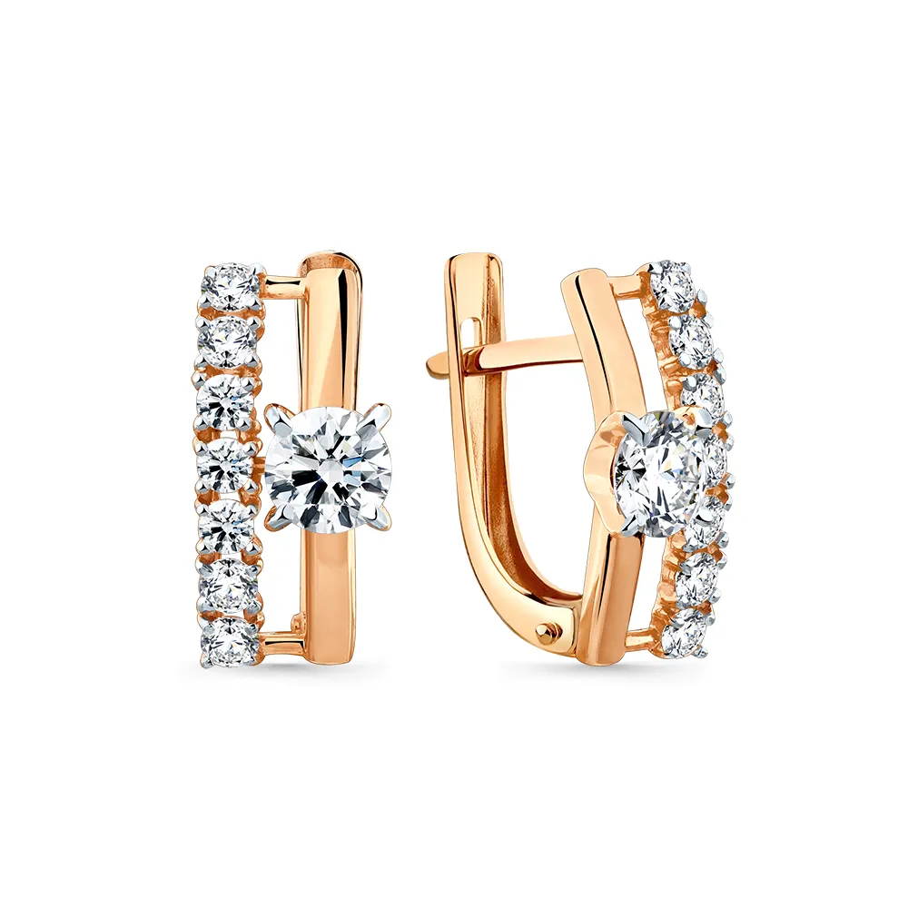 Серьги, Золото 585, 002-0990-0001-011