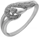 Кольцо Серебро 925, Фианит LLR 124