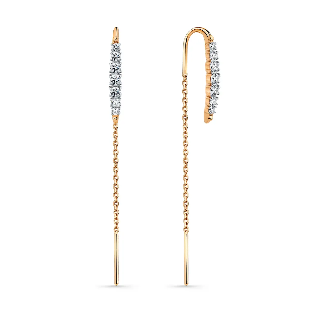 Серьги, Золото 585, 002-0942-0001-011