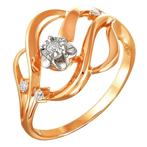 Кольцо Золото 585, 1115517 1 1 1