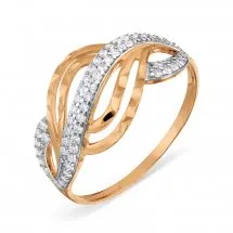 Кольцо Золото 585, Фианит Т147617442