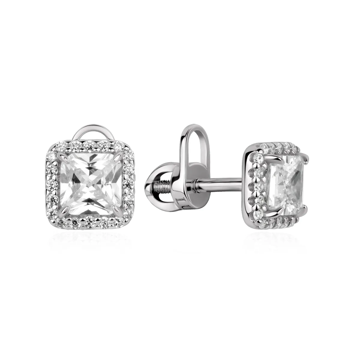 Серьги пусеты-гвоздики, Серебро 925, 2340201873л