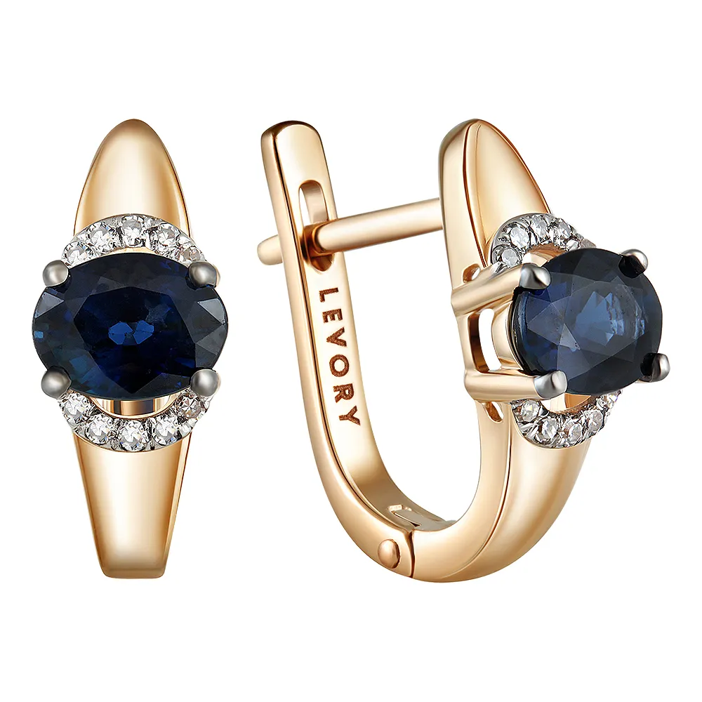 Серьги, Золото 585, 65-41E01099-S0DDSA