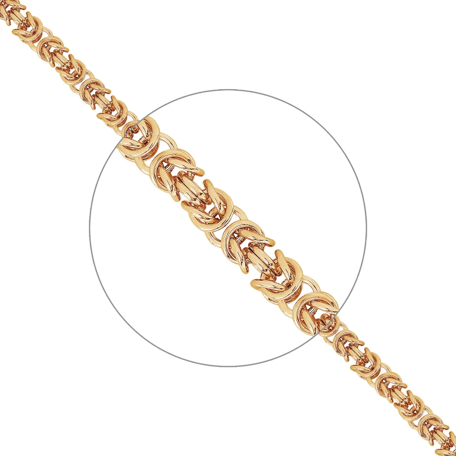 Браслет цепочный Золото 585  БПВЗ00110050