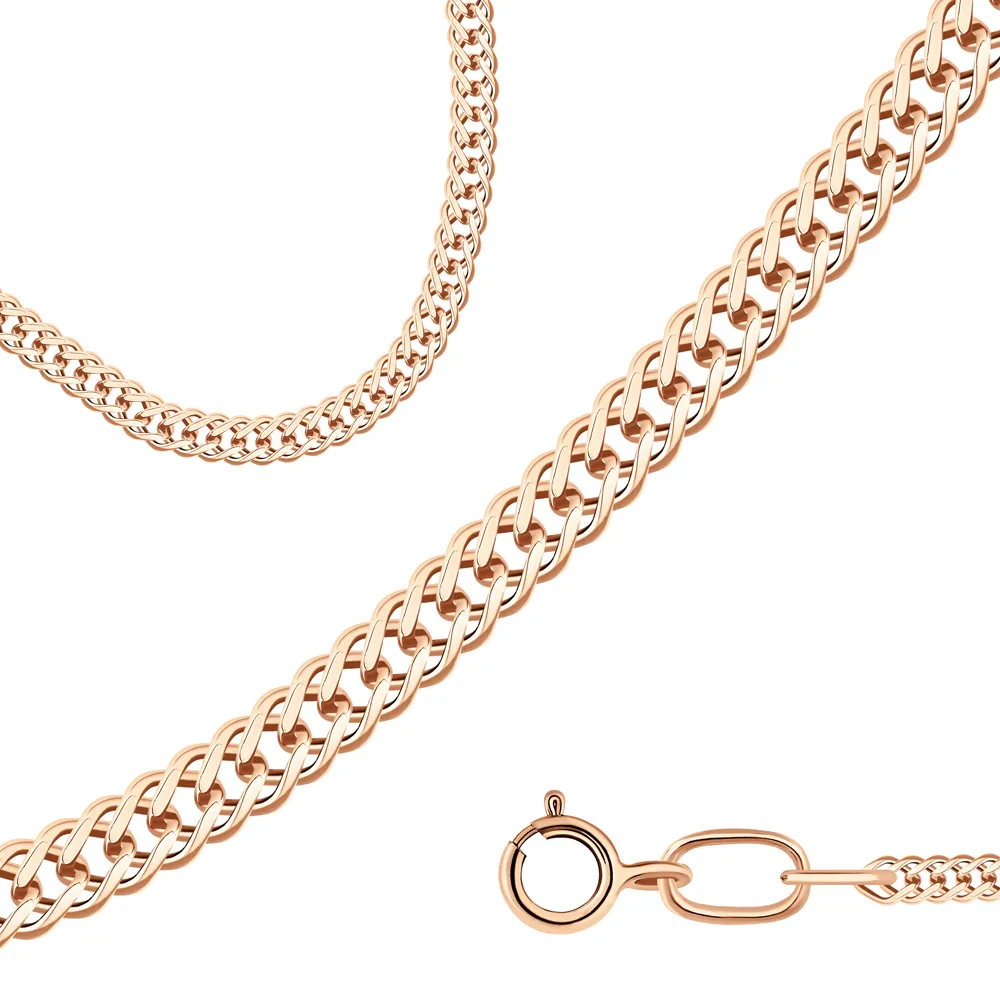 Цепочка Золото 585, плетение Ромб, 8035153-55