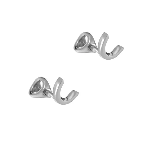 Серьги пусеты-гвоздики, Серебро 925, с1196рв Серьги пусеты-гвоздики, Серебро 925, с1196рв