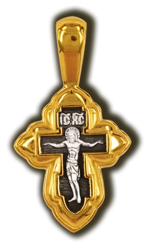 Подвеска крест, Серебро 925, 08165