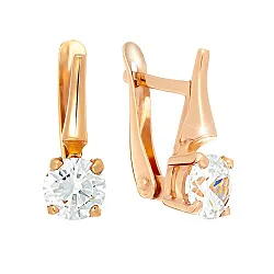 Серьги, Серебро 925, Фианит с3208п