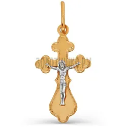 Подвеска крест, Золото 585 Т13006017 Подвеска крест, Золото 585 Т13006017