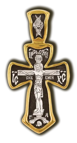 Подвеска крест, Серебро 925, 08085