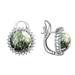 Серьги, Серебро 925, Прочие вставки 2340921977 Серьги, Серебро 925, Прочие вставки 2340921977