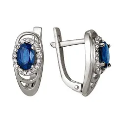 Серьги, Золото 585, Танзанит 54010742б