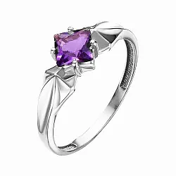Кольцо Серебро 925, Аметист К625-5455Ам